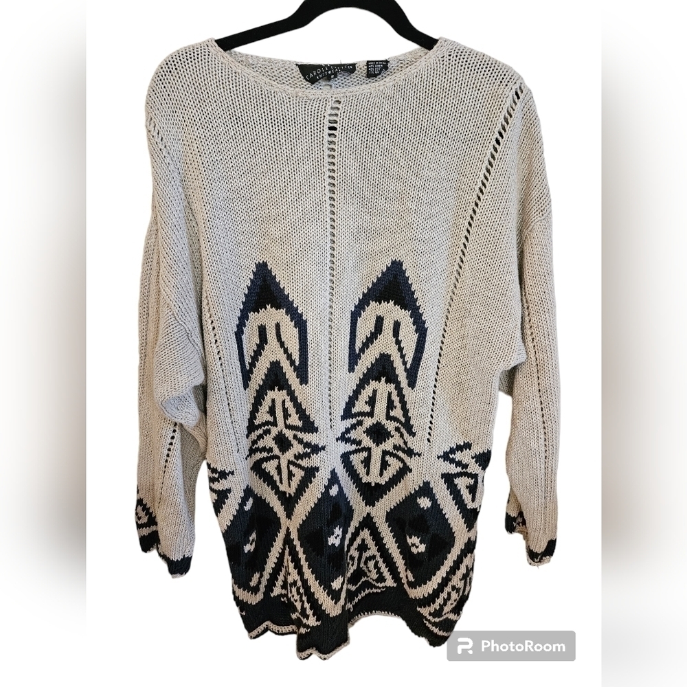 Carol Little oversized pullover sweater size small